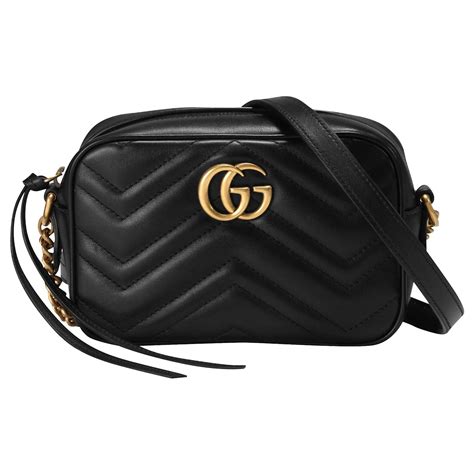 gucci gg marmont mini chain bag black|GG Marmont mini shoulder bag.